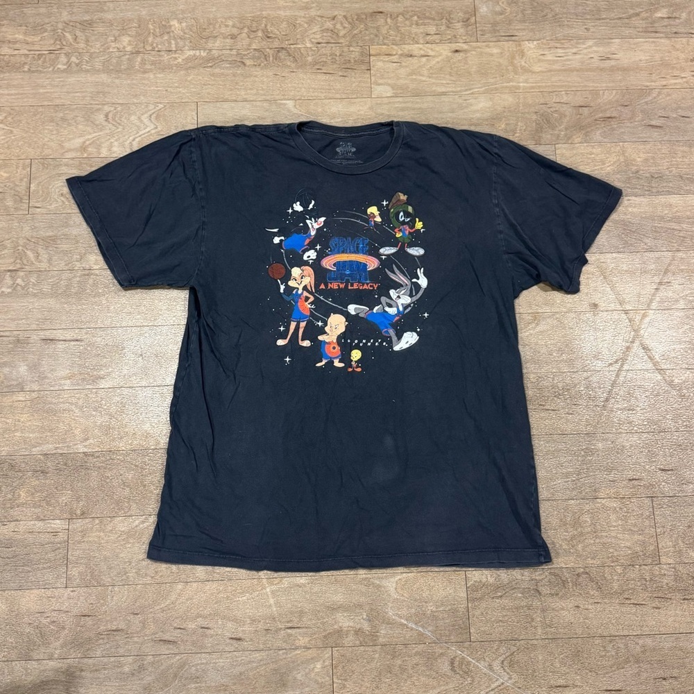 Looney Tunes Space Jame Warner Bros Graphic T Shirt Size XL